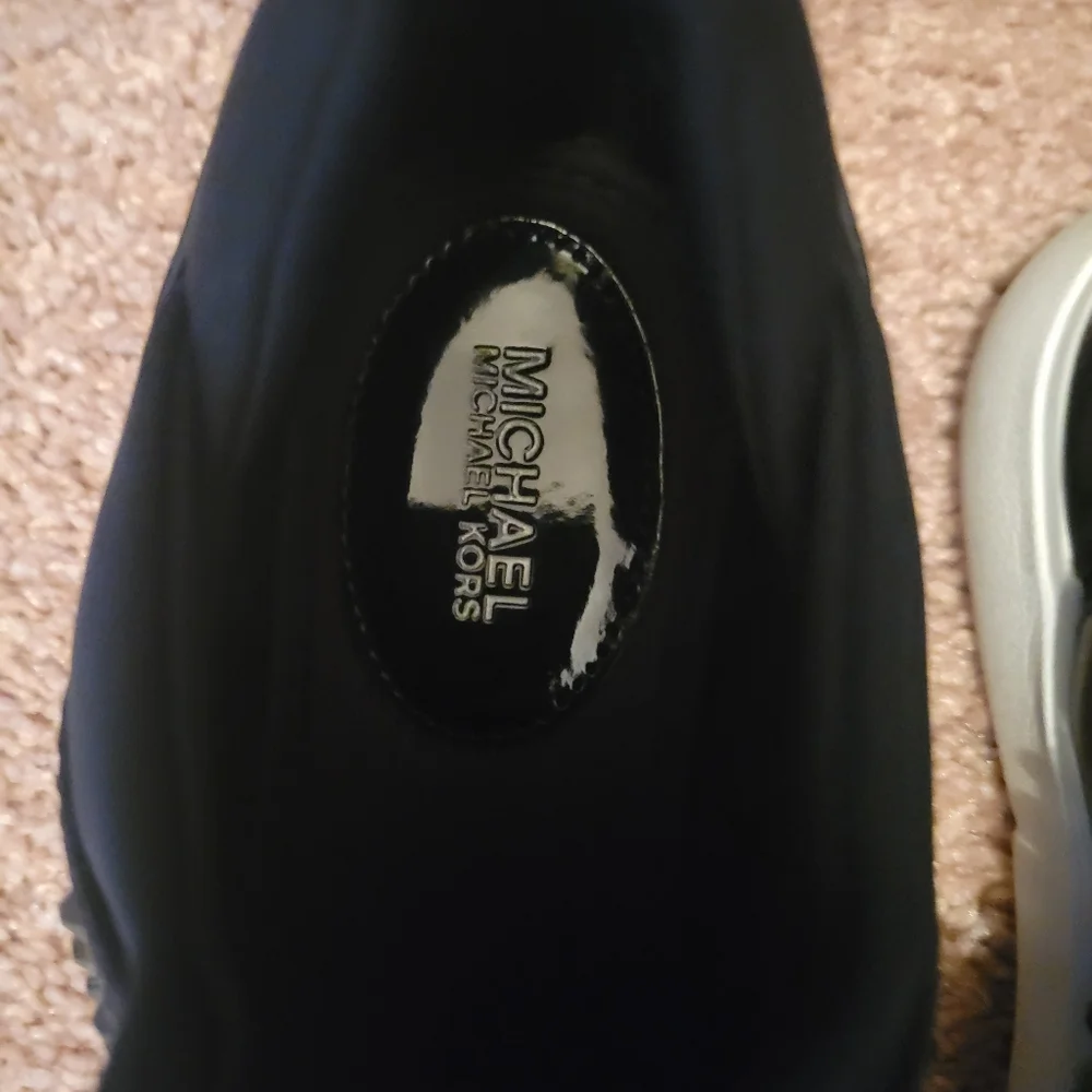 Michael Kors Black Slip-On Footwear - Picture 2 of 5